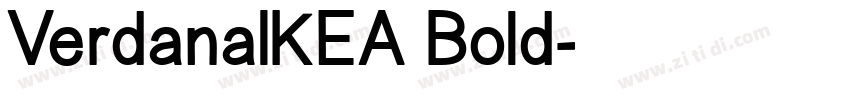 VerdanaIKEA Bold字体转换